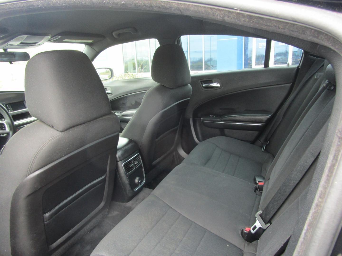 2014 BLACK /Gray/ Cloth Dodge Charger SE (2C3CDXBG3EH) with an 3.6L V6 DOHC 24V engine, 5-Speed Automatic transmission, located at 1814 Albert Pike Road, Hot Springs, AR, 71913, (501) 623-1717, 34.494228, -93.094070 - Photo#7