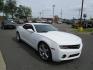 2012 WHITE /Red / Leather Chevrolet Camaro Coupe 1LT (2G1FB1E33C9) with an 3.6L V6 DOHC 24V FFV engine, 6-Speed Automatic transmission, located at 1814 Albert Pike Road, Hot Springs, AR, 71913, (501) 623-1717, 34.494228, -93.094070 - Photo#2