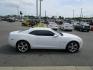 2012 WHITE /Red / Leather Chevrolet Camaro Coupe 1LT (2G1FB1E33C9) with an 3.6L V6 DOHC 24V FFV engine, 6-Speed Automatic transmission, located at 1814 Albert Pike Road, Hot Springs, AR, 71913, (501) 623-1717, 34.494228, -93.094070 - Photo#3