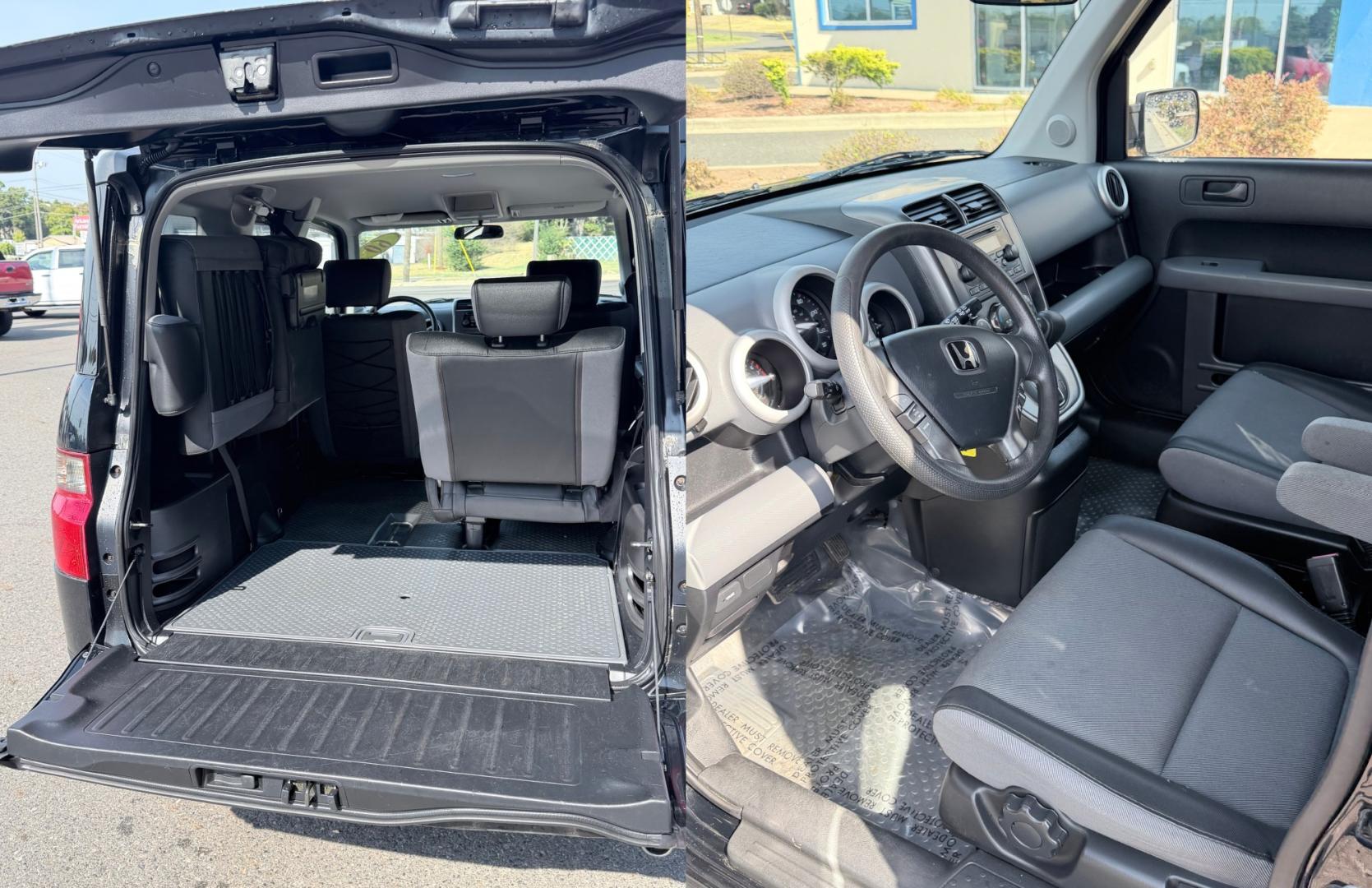 2006 BLACK /Gray/Cloth Honda Element EX-P 2WD AT (5J6YH18756L) with an 2.4L L4 DOHC 16V engine, 4-Speed Automatic Overdrive transmission, located at 1814 Albert Pike Road, Hot Springs, AR, 71913, (501) 623-1717, 34.494228, -93.094070- Photo#3