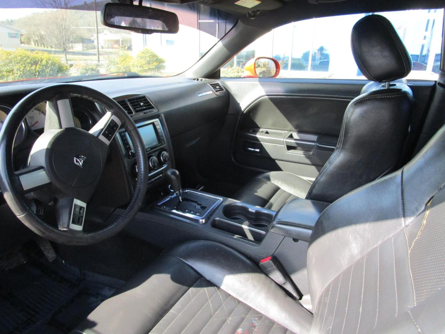 2009 Orange /Black / Leather Dodge Challenger R/T (2B3LJ54T19H) with an 5.7L V8 OHV 16V engine, 4-Speed Automatic transmission, located at 1814 Albert Pike Road, Hot Springs, AR, 71913, (501) 623-1717, 34.494228, -93.094070 - Photo#4