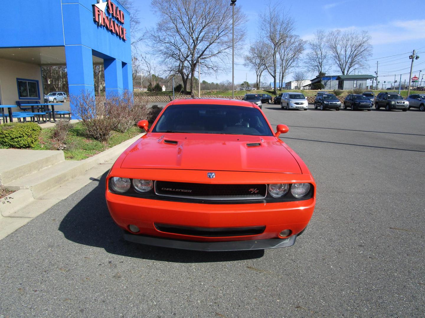 2009 Orange /Black / Leather Dodge Challenger R/T (2B3LJ54T19H) with an 5.7L V8 OHV 16V engine, 4-Speed Automatic transmission, located at 1814 Albert Pike Road, Hot Springs, AR, 71913, (501) 623-1717, 34.494228, -93.094070 - Photo#1