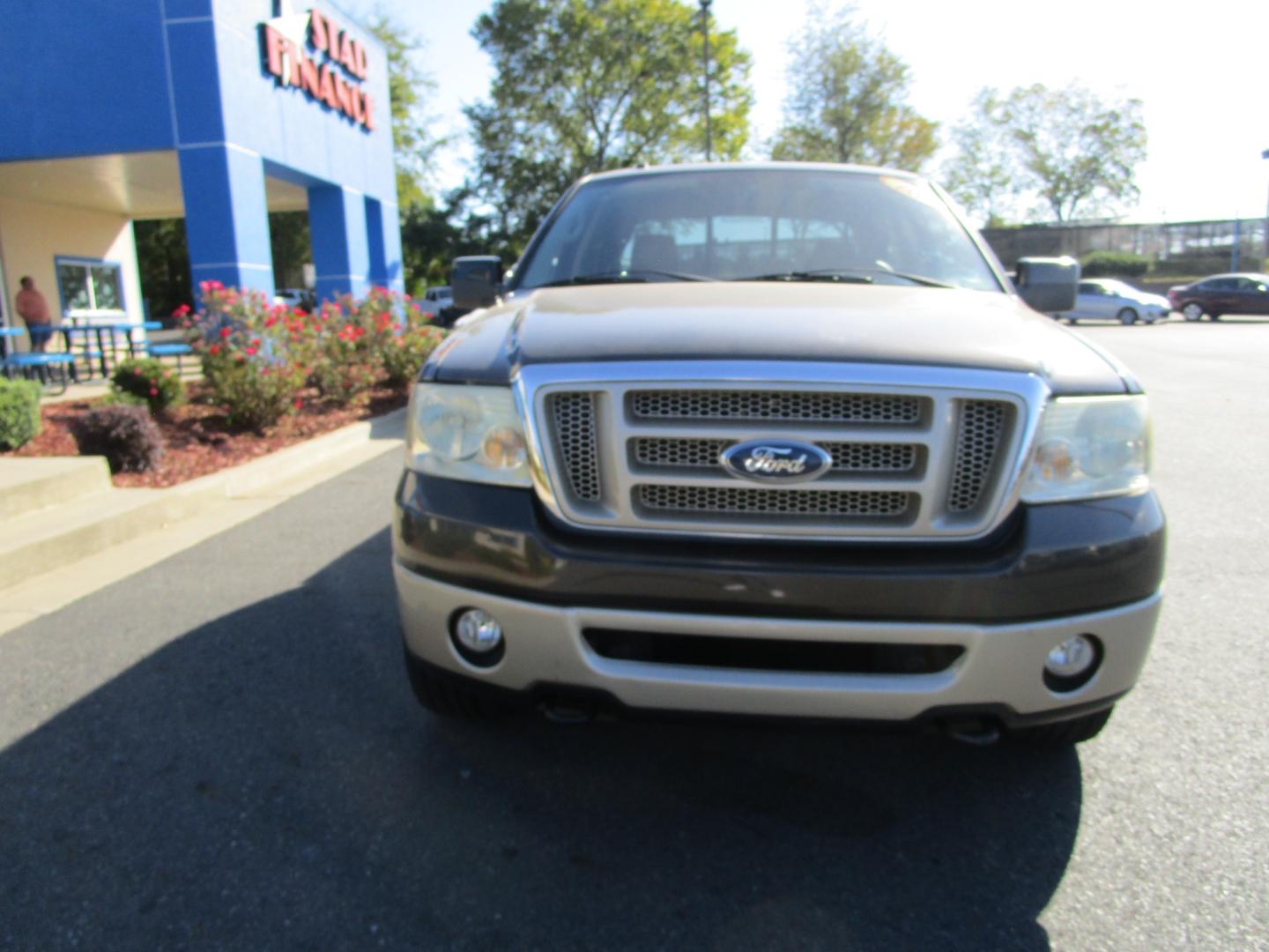 2008 Brown /Tan/Leather Ford F-150 FX4 SuperCrew (1FTPW14VX8K) with an 5.4L V8 SOHC 24V FFV engine, 4-Speed Automatic Overdrive transmission, located at 1814 Albert Pike Road, Hot Springs, AR, 71913, (501) 623-1717, 34.494228, -93.094070 - Photo#2