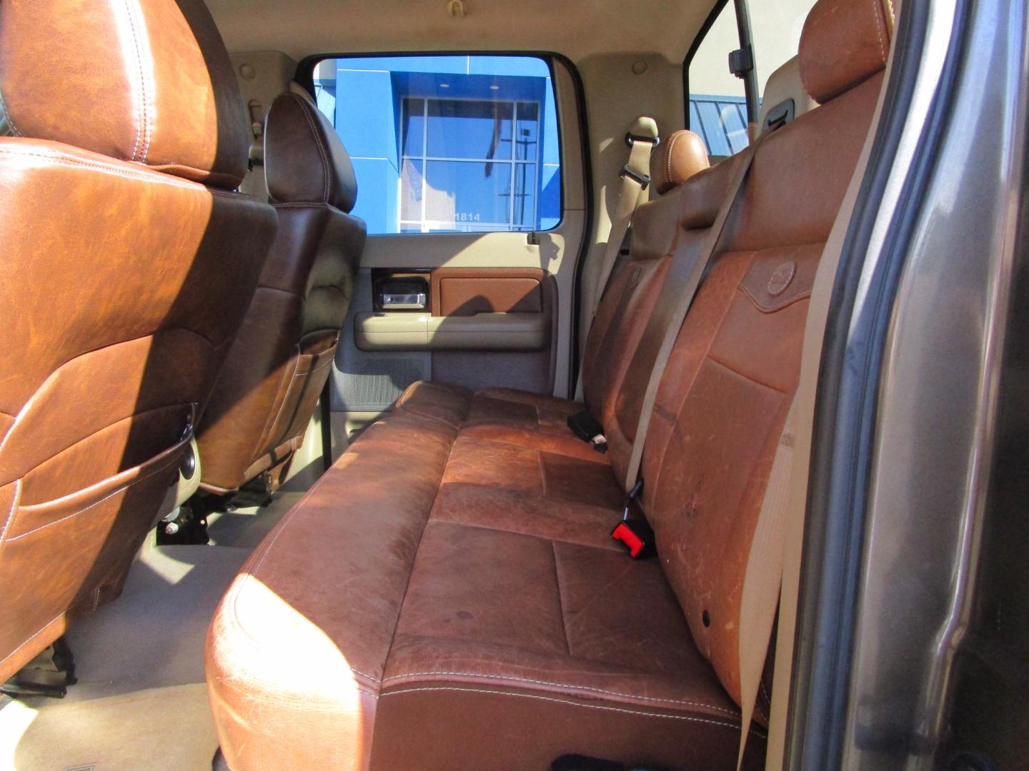 2008 Brown /Tan/Leather Ford F-150 FX4 SuperCrew (1FTPW14VX8K) with an 5.4L V8 SOHC 24V FFV engine, 4-Speed Automatic Overdrive transmission, located at 1814 Albert Pike Road, Hot Springs, AR, 71913, (501) 623-1717, 34.494228, -93.094070 - Photo#7