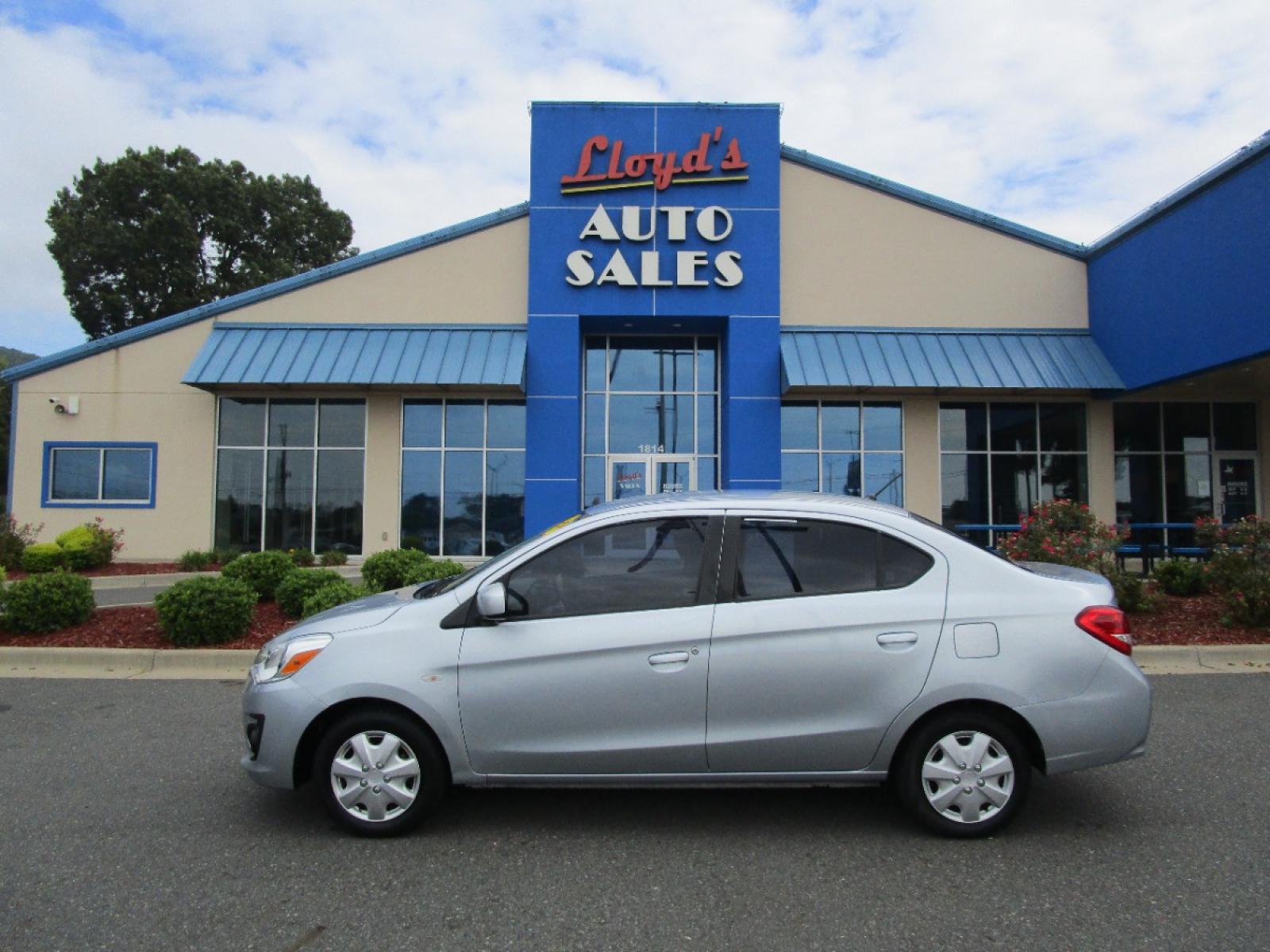 2017 SILVER /Gray / Cloth Mitsubishi Mirage G4 SE 5M (ML32F3FJ7HH) with an 1.2L L3 DOHC engine, 5M transmission, located at 1814 Albert Pike Road, Hot Springs, AR, 71913, (501) 623-1717, 34.494228, -93.094070 - Photo #0