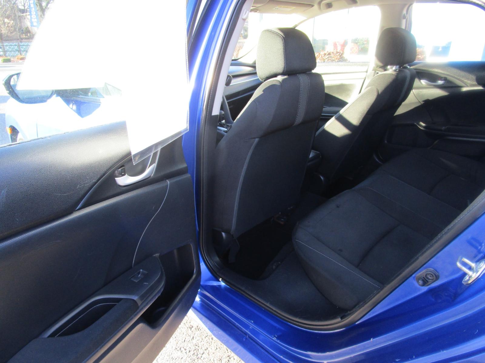 2017 Blue /Black / Cloth Honda Civic LX Sedan CVT (19XFC2F54HE) with an 2.0L L4 DOHC 16V engine, CVT transmission, located at 1814 Albert Pike Road, Hot Springs, AR, 71913, (501) 623-1717, 34.494228, -93.094070 - Photo #4