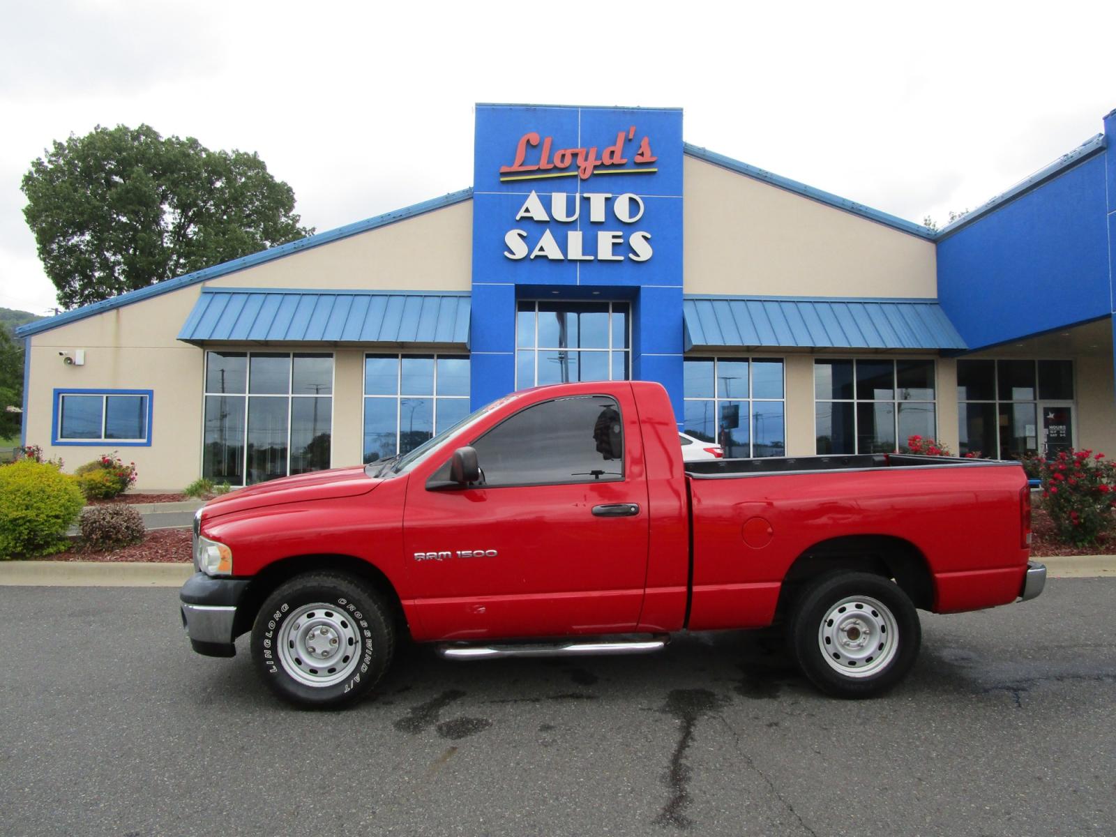 2005 RED /Gray / Cloth Dodge Ram 1500 ST Long Bed 2WD (1D7HA16K15J) with an 3.7L V6 SOHC 12V engine, located at 1814 Albert Pike Road, Hot Springs, AR, 71913, (501) 623-1717, 34.494228, -93.094070 - Photo #0