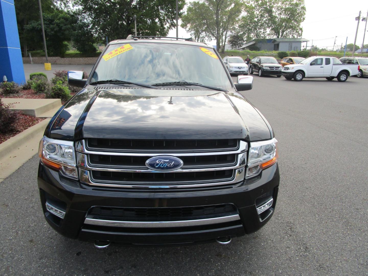 2015 BLACK Ford Expedition (1FMJK1MT2FE) with an 3.5L V6 DOHC 24V engine, located at 1814 Albert Pike Road, Hot Springs, AR, 71913, (501) 623-1717, 34.494228, -93.094070 - Photo#1