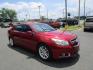 2013 RED Chevrolet Malibu ECO 2SA (1G11F5RR6DF) with an 2.4L L4 DOHC 16V engine, 6-Speed Automatic transmission, located at 1814 Albert Pike Road, Hot Springs, AR, 71913, (501) 623-1717, 34.494228, -93.094070 - Photo#3