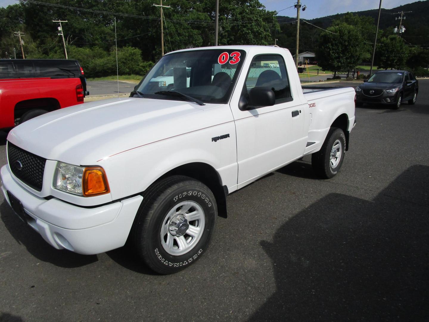 2003 WHITE Ford Ranger Edge Short Bed 2WD (1FTYR10U53P) with an 3.0L V6 OHV 12V engine, 5 SPEED AUTOMATIC transmission, located at 1814 Albert Pike Road, Hot Springs, AR, 71913, (501) 623-1717, 34.494228, -93.094070 - 2003 Ford Ranger Pickup 3.0L V6 F OHV Gasoline Rear Wheel Drive - Photo#1