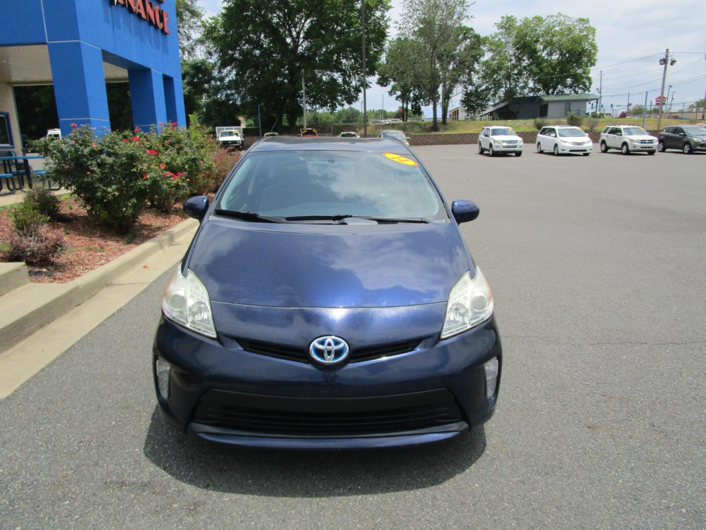 2014 Blue Toyota Prius Four (JTDKN3DU9E0) with an 1.8L L4 DOHC 16V HYBRID engine, Continuously Variable Transmission transmission, located at 1814 Albert Pike Road, Hot Springs, AR, 71913, (501) 623-1717, 34.494228, -93.094070 - Photo#1