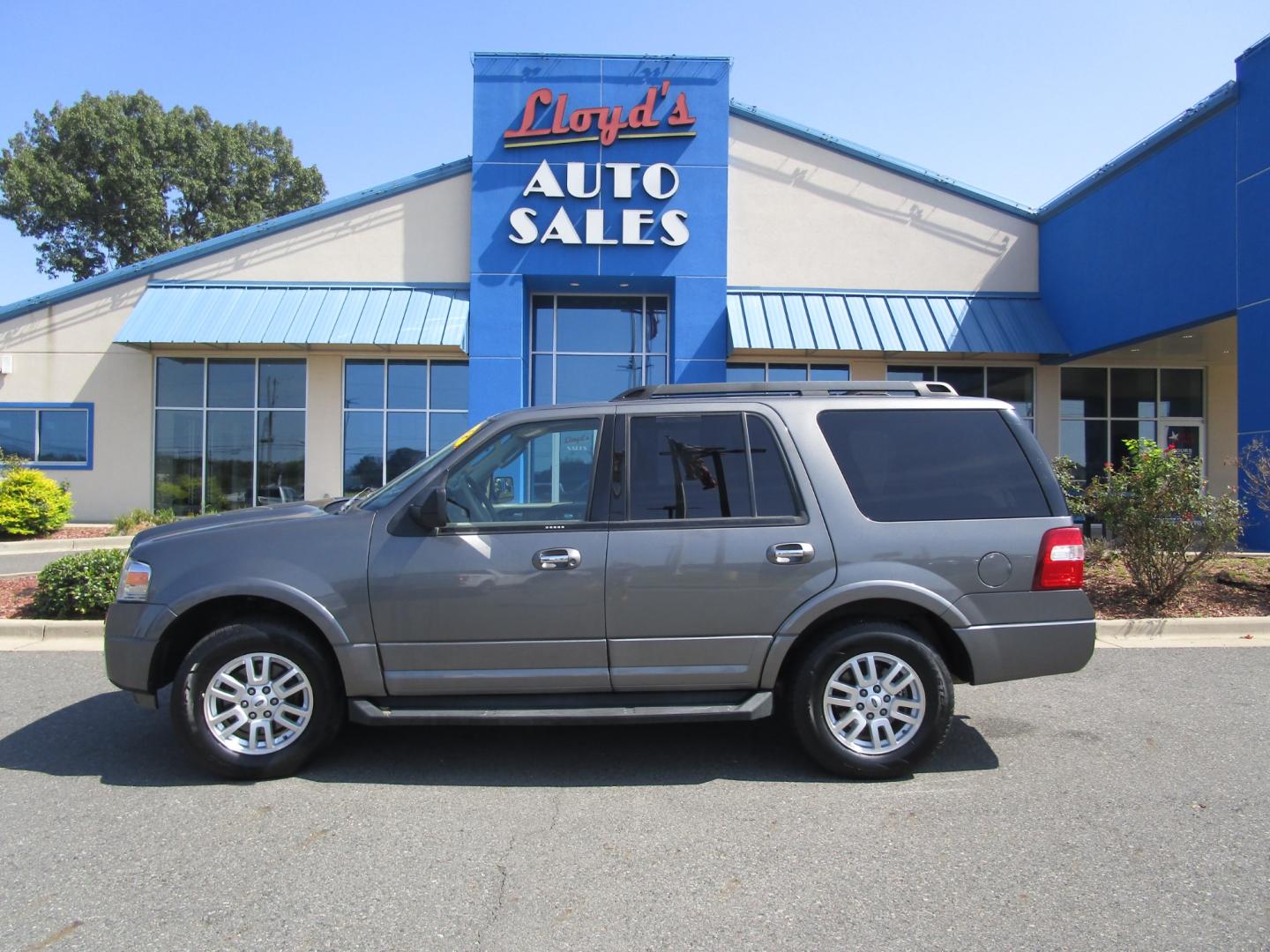 2013 Grey /Tan / Cloth Ford Expedition King Ranch 2WD (1FMJU1H50DE) with an 5.4L V8 SOHC 16V FFV engine, 6-Speed Automatic transmission, located at 1814 Albert Pike Road, Hot Springs, AR, 71913, (501) 623-1717, 34.494228, -93.094070 - 2013 Ford Expedition XLT Exterior Features: Running Boards. Luggage Rack and Crossbars. Liftgate with Flip-Up Glass. Fog Lamps. Autolamp- Auto On/Off Headlamp Interior Features: Auxiliary Audio Input Jack. Center Console with Storage. 2nd Row Bench Seat. 3rd Row Split Bench. Overhead/Floor C - Photo#0