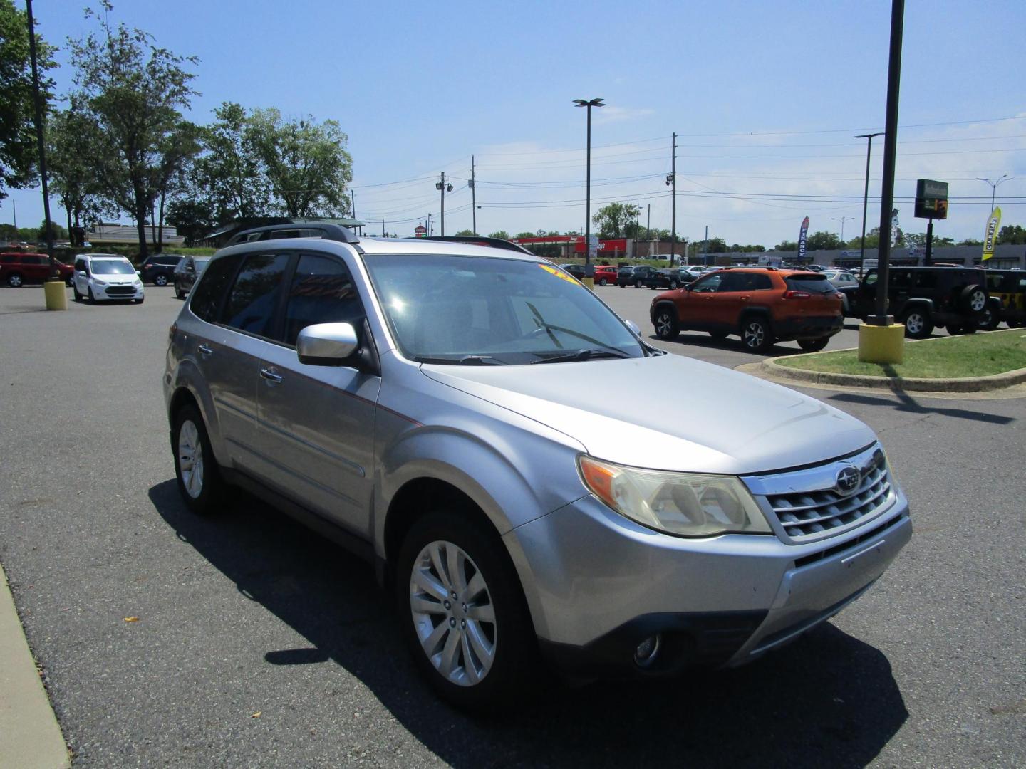 2013 SILVER /Black / Leather Subaru Forester 2.5X Limited (JF2SHAEC7DH) with an 2.5L H4 SOHC 16V engine, Continuously Variable Transmission transmission, located at 1814 Albert Pike Road, Hot Springs, AR, 71913, (501) 623-1717, 34.494228, -93.094070 - 2013 Subaru Forester 2.5X Limited. 4 Door SUV 2.5L H4 F SOHC 16V Gasoline All Wheel Drive - Photo#3