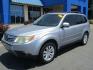 2013 SILVER /Black / Leather Subaru Forester 2.5X Limited (JF2SHAEC7DH) with an 2.5L H4 SOHC 16V engine, Continuously Variable Transmission transmission, located at 1814 Albert Pike Road, Hot Springs, AR, 71913, (501) 623-1717, 34.494228, -93.094070 - 2013 Subaru Forester 2.5X Limited. 4 Door SUV 2.5L H4 F SOHC 16V Gasoline All Wheel Drive - Photo#1