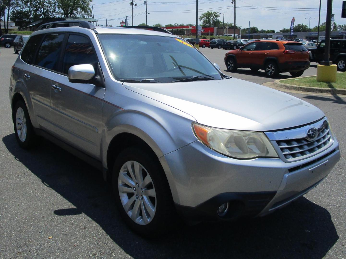 2013 SILVER /Black / Leather Subaru Forester 2.5X Limited (JF2SHAEC7DH) with an 2.5L H4 SOHC 16V engine, Continuously Variable Transmission transmission, located at 1814 Albert Pike Road, Hot Springs, AR, 71913, (501) 623-1717, 34.494228, -93.094070 - 2013 Subaru Forester 2.5X Limited. 4 Door SUV 2.5L H4 F SOHC 16V Gasoline All Wheel Drive - Photo#3