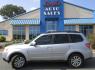 2013 SILVER /Black / Leather Subaru Forester 2.5X Limited (JF2SHAEC7DH) with an 2.5L H4 SOHC 16V engine, Continuously Variable Transmission transmission, located at 1814 Albert Pike Road, Hot Springs, AR, 71913, (501) 623-1717, 34.494228, -93.094070 - 2013 Subaru Forester 2.5X Limited. 4 Door SUV 2.5L H4 F SOHC 16V Gasoline All Wheel Drive - Photo#0