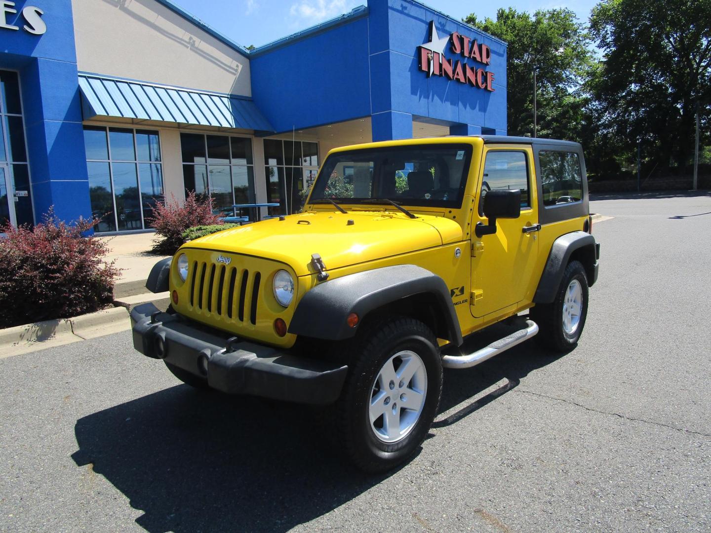 2008 Yellow /Gray / Cloth Jeep Wrangler X (1J4FA24138L) with an 3.8L V6 OHV 12V engine, located at 1814 Albert Pike Road, Hot Springs, AR, 71913, (501) 623-1717, 34.494228, -93.094070 - 2008 Jeep Wrangler X 3.8L V6 F OHV 12V Gasoline Rear Wheel Drive 4X4 - Photo#1