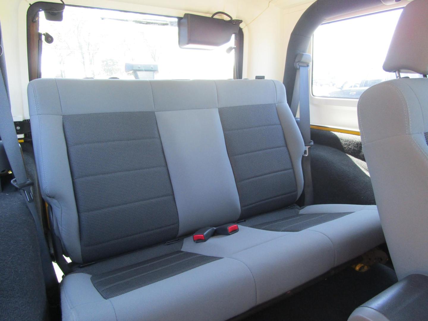 2008 Yellow /Gray / Cloth Jeep Wrangler X (1J4FA24138L) with an 3.8L V6 OHV 12V engine, located at 1814 Albert Pike Road, Hot Springs, AR, 71913, (501) 623-1717, 34.494228, -93.094070 - 2008 Jeep Wrangler X 3.8L V6 F OHV 12V Gasoline Rear Wheel Drive 4X4 - Photo#9