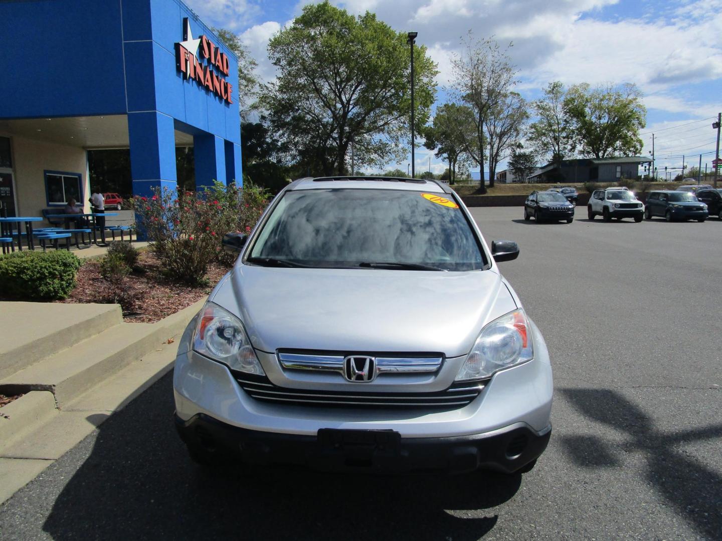 2009 SILVER /Black/Cloth Honda CR-V EX 4WD 5-Speed AT (3CZRE48519G) with an 2.4L L4 DOHC 16V engine, 5-Speed Automatic transmission, located at 1814 Albert Pike Road, Hot Springs, AR, 71913, (501) 623-1717, 34.494228, -93.094070 - 2009 Honda CR-V EX 4 Door SUV 2.4L I4 F DOHC 16V Gasoline All Wheel Drive - Photo#1