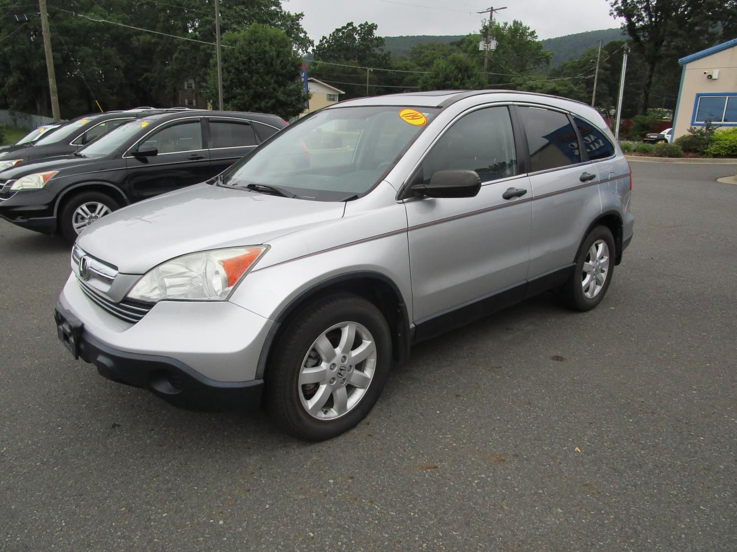 2009 SILVER /Black/Cloth Honda CR-V EX AWD 5-Speed AT (3CZRE48519G) with an 2.4L L4 DOHC 16V engine, 5-Speed Automatic transmission, located at 1814 Albert Pike Road, Hot Springs, AR, 71913, (501) 623-1717, 34.494228, -93.094070 - 2009 Honda CR-V EX 4 Door SUV 2.4L I4 F DOHC 16V Gasoline All Wheel Drive - Photo#1