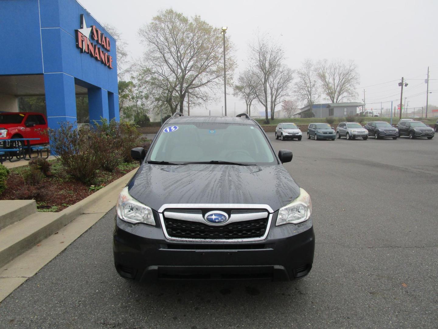 2015 CHARCOAL Subaru Forester 2.5i Premium (JF2SJABCXFH) with an 2.5L H4 SOHC 16V engine, 6-Speed Automatic transmission, located at 1814 Albert Pike Road, Hot Springs, AR, 71913, (501) 623-1717, 34.494228, -93.094070 - 2015 Subaru Forester 2.5I. 4 Door SUV. 2.5L H4 F DOHC 16V Gasoline All Wheel Drive - Photo#1