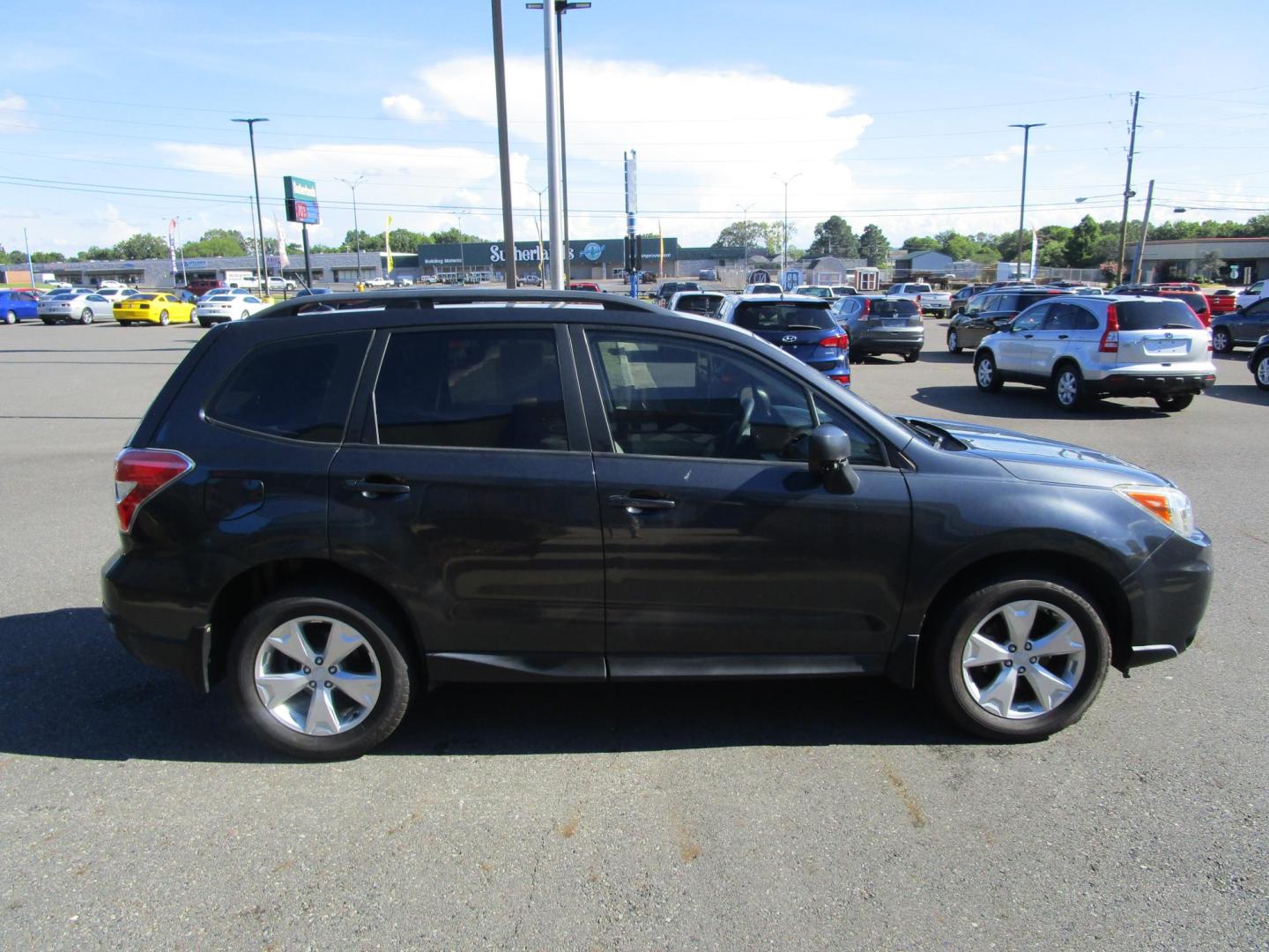 2015 CHARCOAL Subaru Forester 2.5i Premium (JF2SJABCXFH) with an 2.5L H4 SOHC 16V engine, 6-Speed Automatic transmission, located at 1814 Albert Pike Road, Hot Springs, AR, 71913, (501) 623-1717, 34.494228, -93.094070 - 2015 Subaru Forester 2.5I. 4 Door SUV. 2.5L H4 F DOHC 16V Gasoline All Wheel Drive - Photo#4
