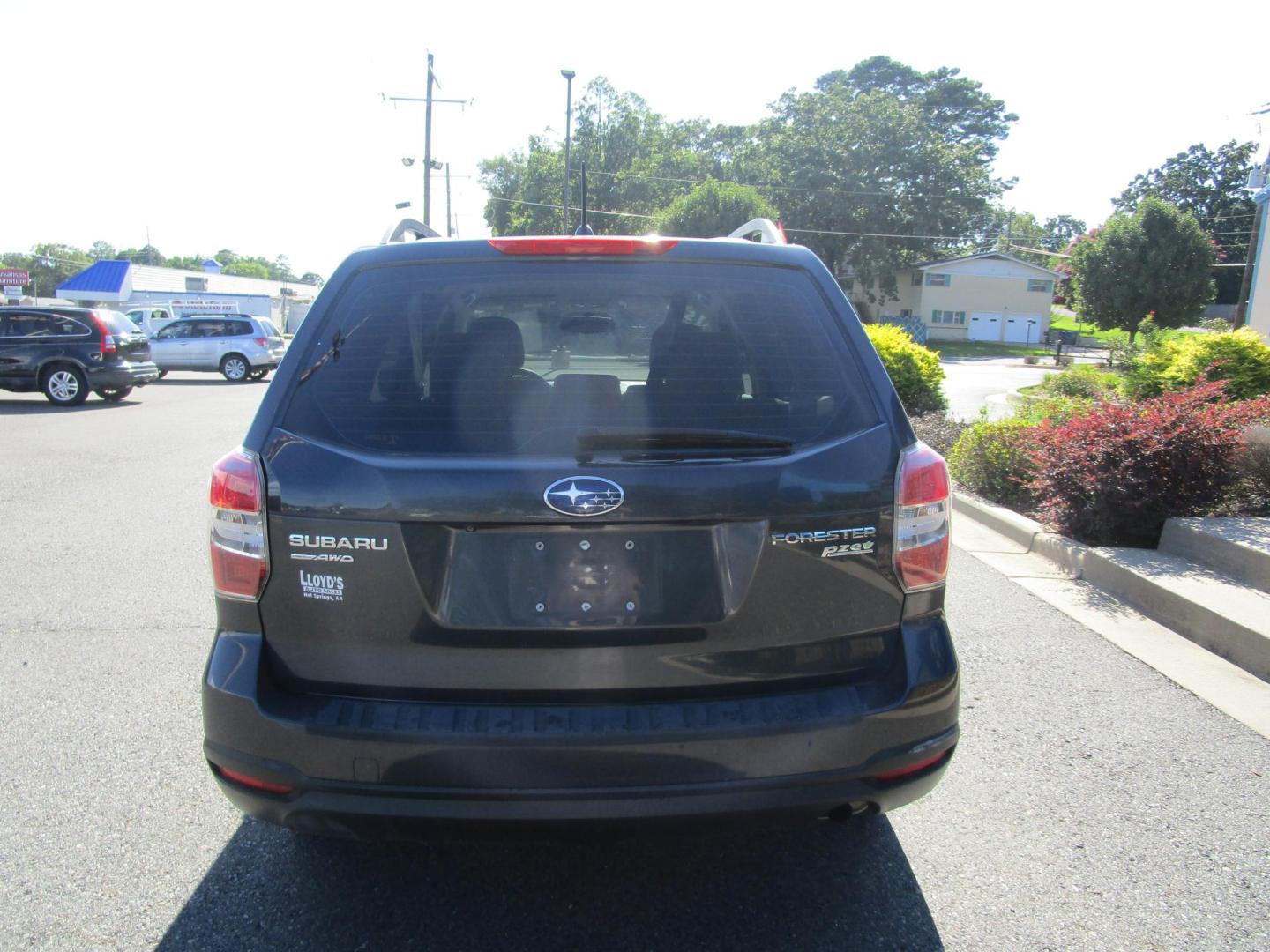 2015 CHARCOAL Subaru Forester 2.5i Premium (JF2SJABCXFH) with an 2.5L H4 SOHC 16V engine, 6-Speed Automatic transmission, located at 1814 Albert Pike Road, Hot Springs, AR, 71913, (501) 623-1717, 34.494228, -93.094070 - 2015 Subaru Forester 2.5I. 4 Door SUV. 2.5L H4 F DOHC 16V Gasoline All Wheel Drive - Photo#5
