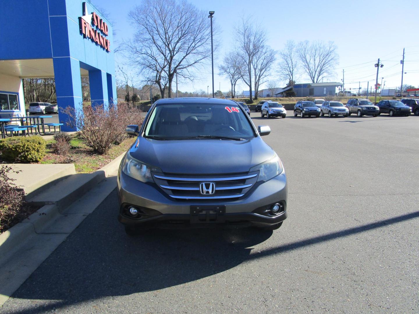2014 Blue /BLACK Honda CR-V EX 4WD 5-Speed AT (5J6RM4H59EL) with an 2.4L L4 DOHC 16V engine, 5-Speed Automatic transmission, located at 1814 Albert Pike Road, Hot Springs, AR, 71913, (501) 623-1717, 34.494228, -93.094070 - Photo#1