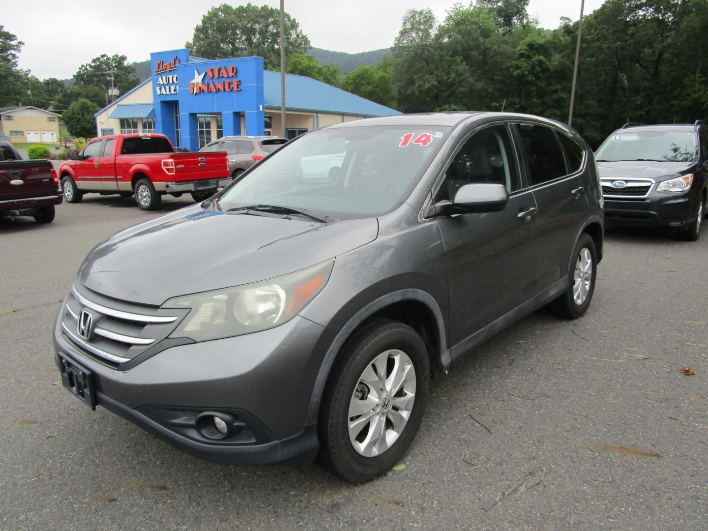 2014 Blue /BLACK Honda CR-V EX 4WD 5-Speed AT (5J6RM4H59EL) with an 2.4L L4 DOHC 16V engine, 5-Speed Automatic transmission, located at 1814 Albert Pike Road, Hot Springs, AR, 71913, (501) 623-1717, 34.494228, -93.094070 - Photo#1