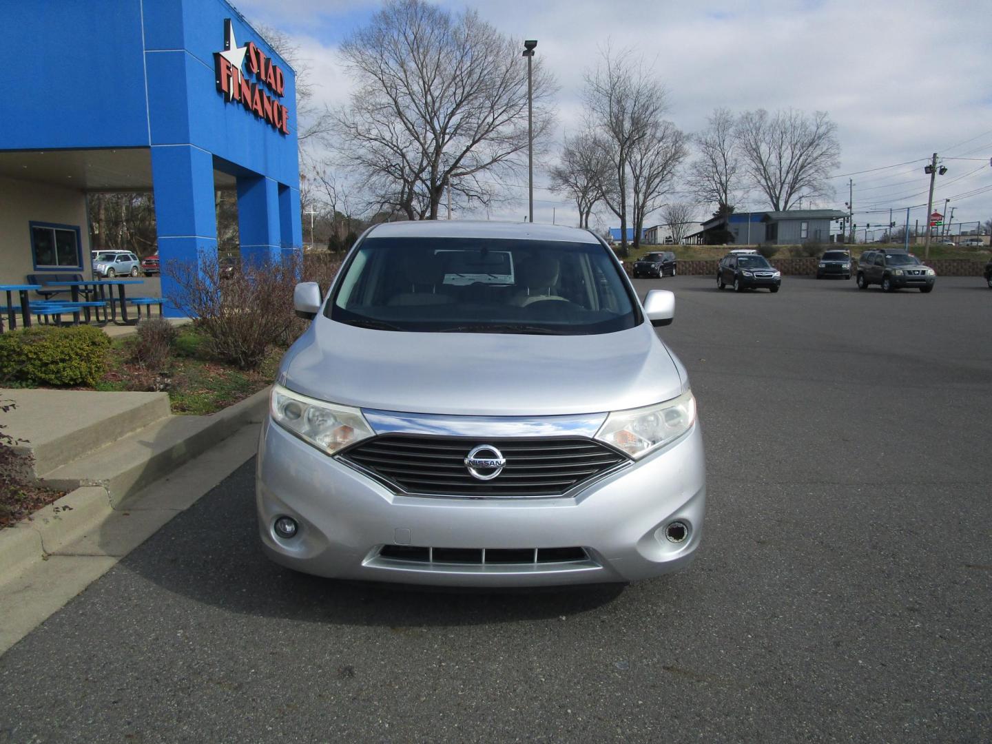 2012 SILVER Nissan Quest 3.5 S (JN8AE2KP0C9) with an 3.5L V6 DOHC 24V engine, Continuously Variable Transmission transmission, located at 1814 Albert Pike Road, Hot Springs, AR, 71913, (501) 623-1717, 34.494228, -93.094070 - Photo#1