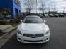 2010 WHITE /TAN Nissan Maxima S (1N4AA5AP2AC) with an 3.5L V6 DOHC 24V engine, CVT transmission, located at 1814 Albert Pike Road, Hot Springs, AR, 71913, (501) 623-1717, 34.494228, -93.094070 - Photo#1