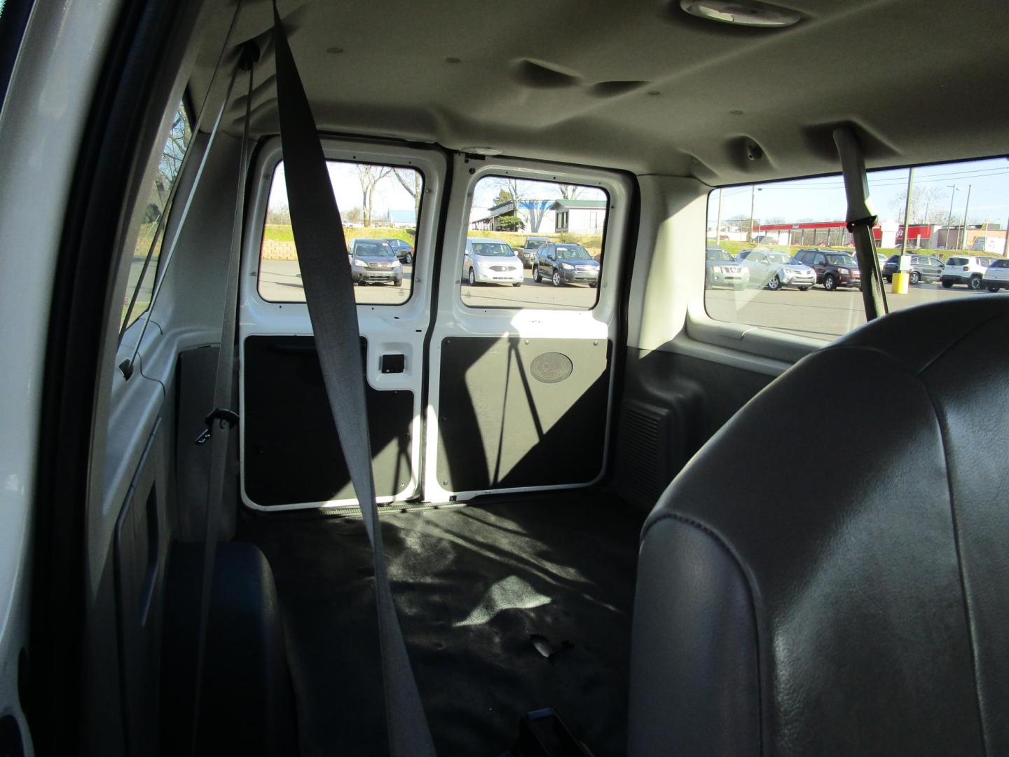 2008 WHITE /GREY Ford E-Series Wagon E-150 XL (1FMNE11W88D) with an 4.6L V8 SOHC 16V engine, 4-Speed Automatic transmission, located at 1814 Albert Pike Road, Hot Springs, AR, 71913, (501) 623-1717, 34.494228, -93.094070 - Photo#8