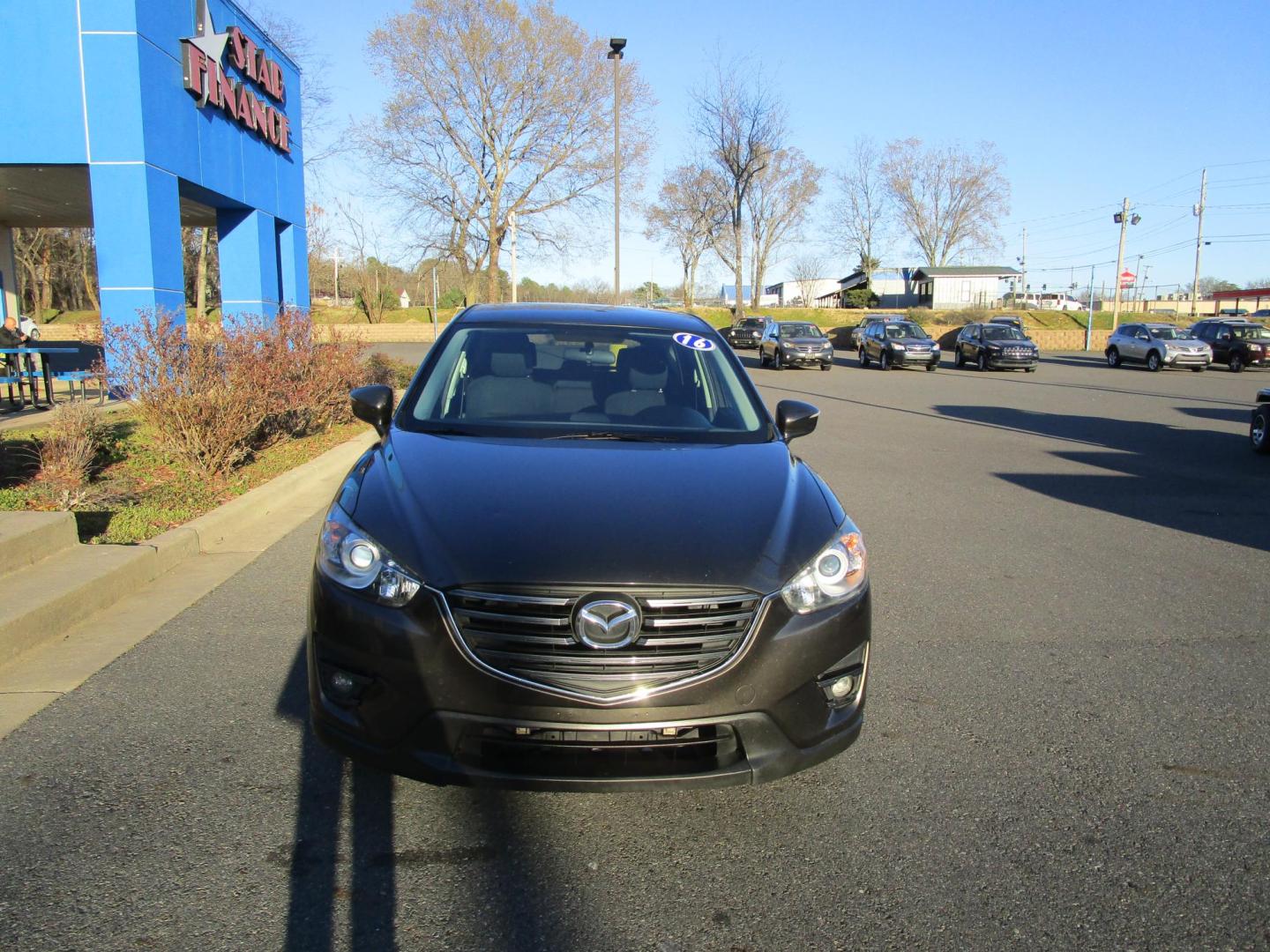 2016 Grey /BLACK Mazda CX-5 Touring AWD (JM3KE4CY2G0) with an 2.5L L4 DOHC 16V engine, 6-Speed Automatic transmission, located at 1814 Albert Pike Road, Hot Springs, AR, 71913, (501) 623-1717, 34.494228, -93.094070 - Photo#1