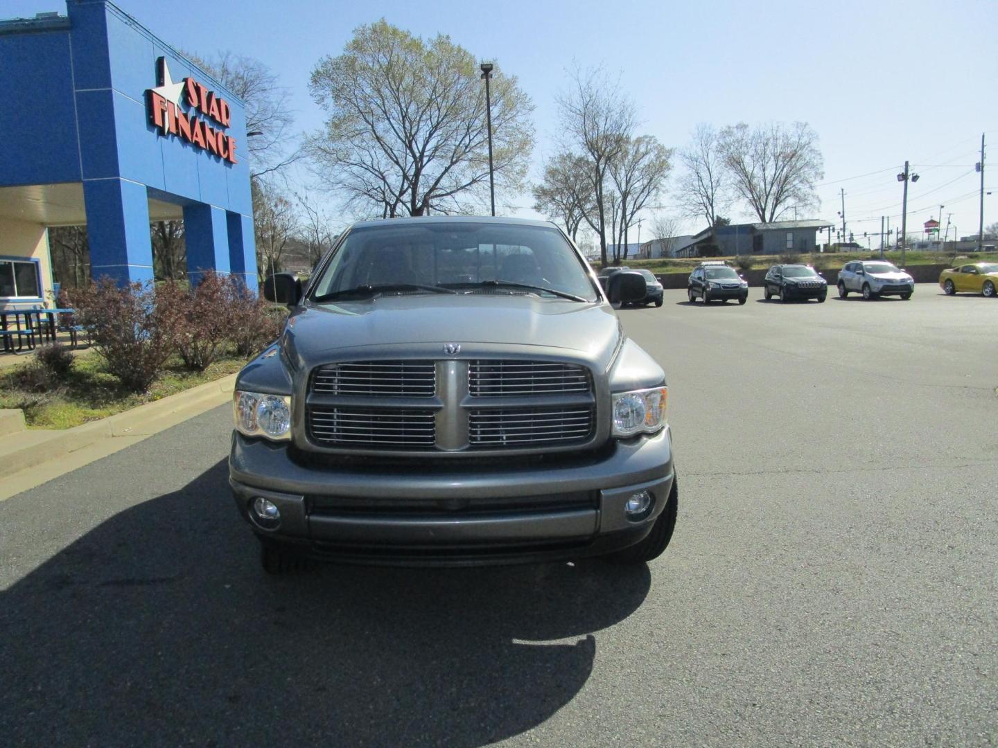 2005 Grey /BLACK Dodge Ram 1500 Laramie Quad Cab Long Bed 4WD (1D7HU18N85S) with an 4.7L V8 SOHC 16V engine, 5-Speed Automatic Overdrive transmission, located at 1814 Albert Pike Road, Hot Springs, AR, 71913, (501) 623-1717, 34.494228, -93.094070 - Photo#1