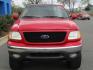 2002 RED /Tan / Leather Ford F-150 Lariat SuperCab Flareside 4WD (2FTRX08L42C) with an 5.4L V8 SOHC 16V engine, 4-Speed Automatic Overdrive transmission, located at 1814 Albert Pike Road, Hot Springs, AR, 71913, (501) 623-1717, 34.494228, -93.094070 - Photo#2
