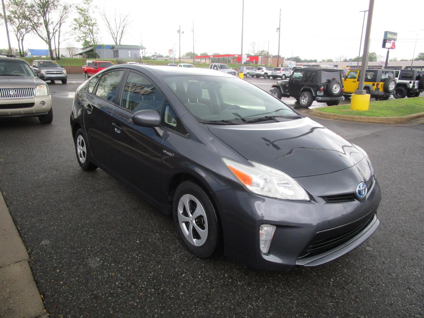 2012 Blue /Black/Cloth Toyota Prius Prius II (JTDKN3DU2C5) with an 1.8L L4 DOHC 16V HYBRID engine, Continuously Variable Transmission transmission, located at 1814 Albert Pike Road, Hot Springs, AR, 71913, (501) 623-1717, 34.494228, -93.094070 - Photo#3