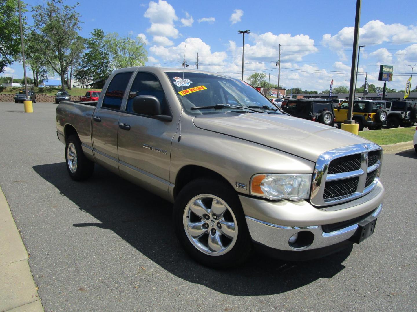 2003 GOLD Dodge Ram 1500 Laramie Quad Cab Long Bed 2WD (1D7HA18D23J) with an 5.7L V8 OHV 16V engine, located at 1814 Albert Pike Road, Hot Springs, AR, 71913, (501) 623-1717, 34.494228, -93.094070 - Photo#3