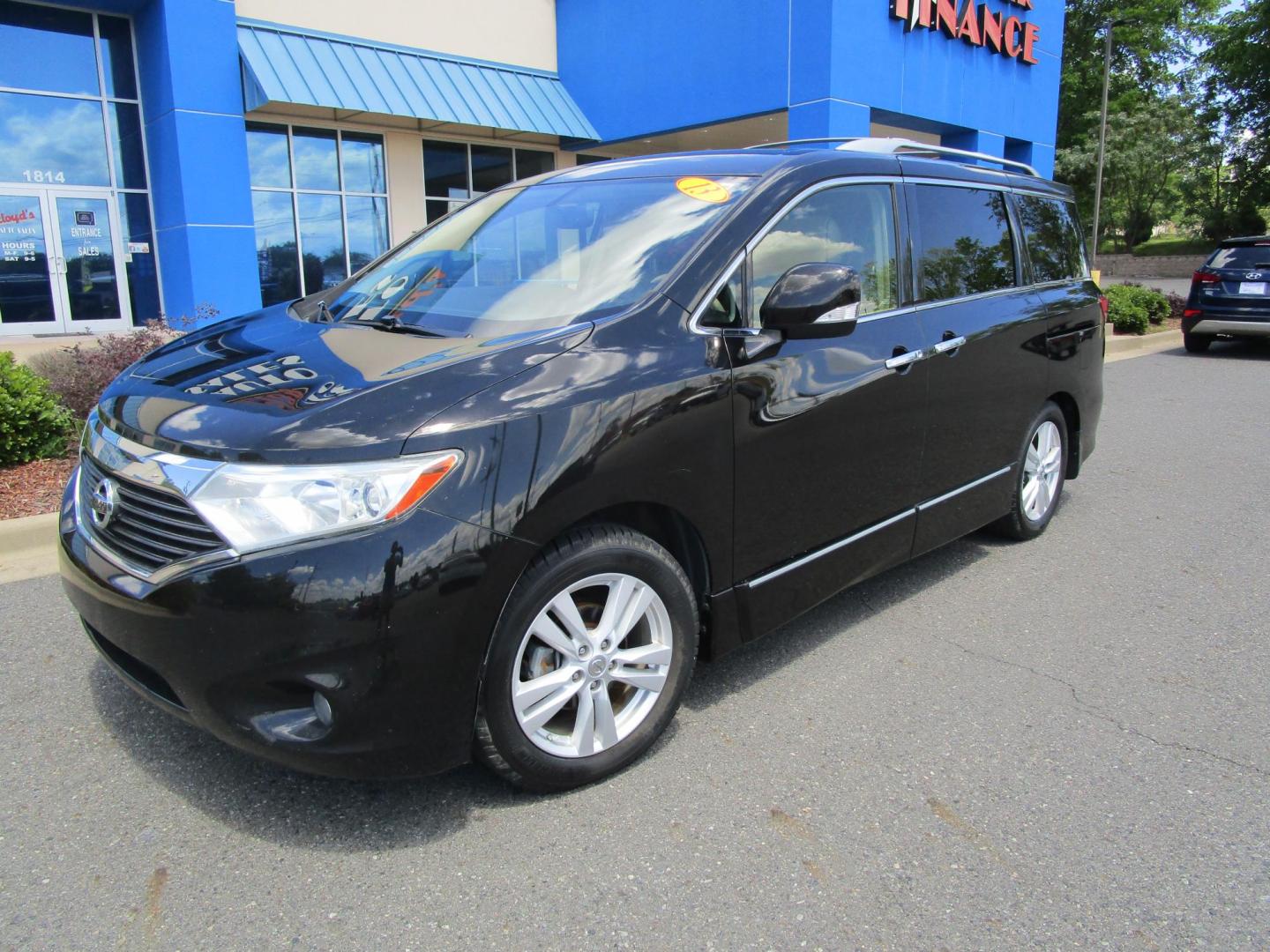 2013 BLACK /Tan / Leather Nissan Quest 3.5 S (JN8AE2KP2D9) with an 3.5L V6 DOHC 24V engine, Continuously Variable Transmission transmission, located at 1814 Albert Pike Road, Hot Springs, AR, 71913, (501) 623-1717, 34.494228, -93.094070 - Photo#1