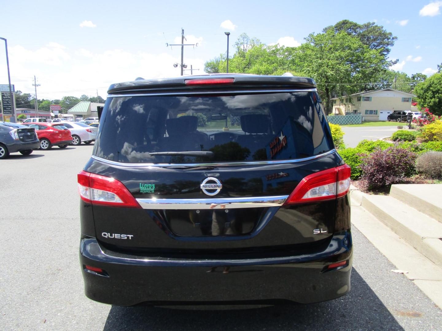 2013 BLACK /Tan / Leather Nissan Quest 3.5 S (JN8AE2KP2D9) with an 3.5L V6 DOHC 24V engine, Continuously Variable Transmission transmission, located at 1814 Albert Pike Road, Hot Springs, AR, 71913, (501) 623-1717, 34.494228, -93.094070 - Photo#5