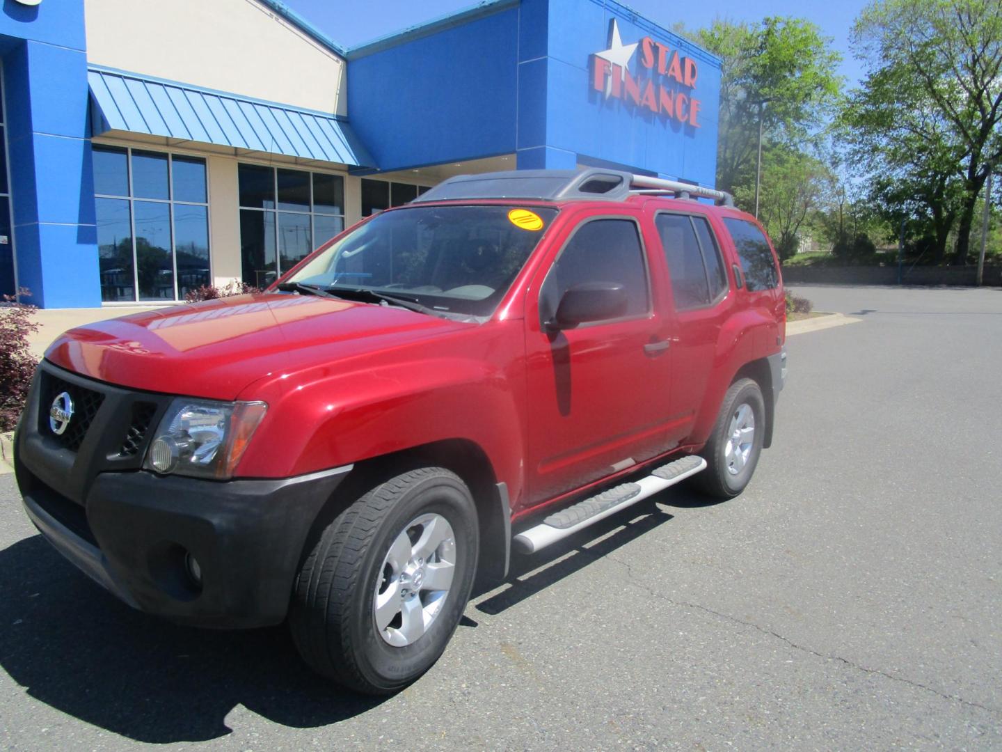 2010 RED /BLACK Nissan Xterra S 2WD (5N1AN0NU0AC) with an 4.0L V6 DOHC 24V engine, located at 1814 Albert Pike Road, Hot Springs, AR, 71913, (501) 623-1717, 34.494228, -93.094070 - Photo#1