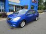 2012 Blue /Tan Nissan Versa 1.6 S Sedan (3N1CN7AP4CL) with an 1.6L L4 DOHC 16V engine, 5-Speed Manual transmission, located at 1814 Albert Pike Road, Hot Springs, AR, 71913, (501) 623-1717, 34.494228, -93.094070 - Photo#1