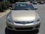 2007 GOLD /Tan / Leather Honda Accord EX-L Sedan AT (1HGCM56837A) with an 2.4L L4 DOHC 16V engine, 5-Speed Automatic Overdrive transmission, located at 1814 Albert Pike Road, Hot Springs, AR, 71913, (501) 623-1717, 34.494228, -93.094070 - Photo#2