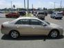 2007 GOLD /Tan / Leather Honda Accord EX-L Sedan AT (1HGCM56837A) with an 2.4L L4 DOHC 16V engine, 5-Speed Automatic Overdrive transmission, located at 1814 Albert Pike Road, Hot Springs, AR, 71913, (501) 623-1717, 34.494228, -93.094070 - Photo#4
