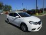 2019 WHITE /BLACK Nissan Sentra S CVT (3N1AB7AP3KY) with an 1.8L L4 SFI DOHC 16V engine, CVT transmission, located at 1814 Albert Pike Road, Hot Springs, AR, 71913, (501) 623-1717, 34.494228, -93.094070 - Photo#3