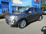 2016 GRAY /BLACK Ford Explorer Limited FWD (1FM5K7F8XGG) with an 3.5L V6 DOHC 24V engine, 6-Speed Automatic transmission, located at 1814 Albert Pike Road, Hot Springs, AR, 71913, (501) 623-1717, 34.494228, -93.094070 - Photo#1