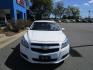 2013 WHITE /TAN Chevrolet Malibu 1LT (1G11C5SA4DF) with an 2.5L L4 DOHC 16V engine, 6-Speed Automatic transmission, located at 1814 Albert Pike Road, Hot Springs, AR, 71913, (501) 623-1717, 34.494228, -93.094070 - Photo#2