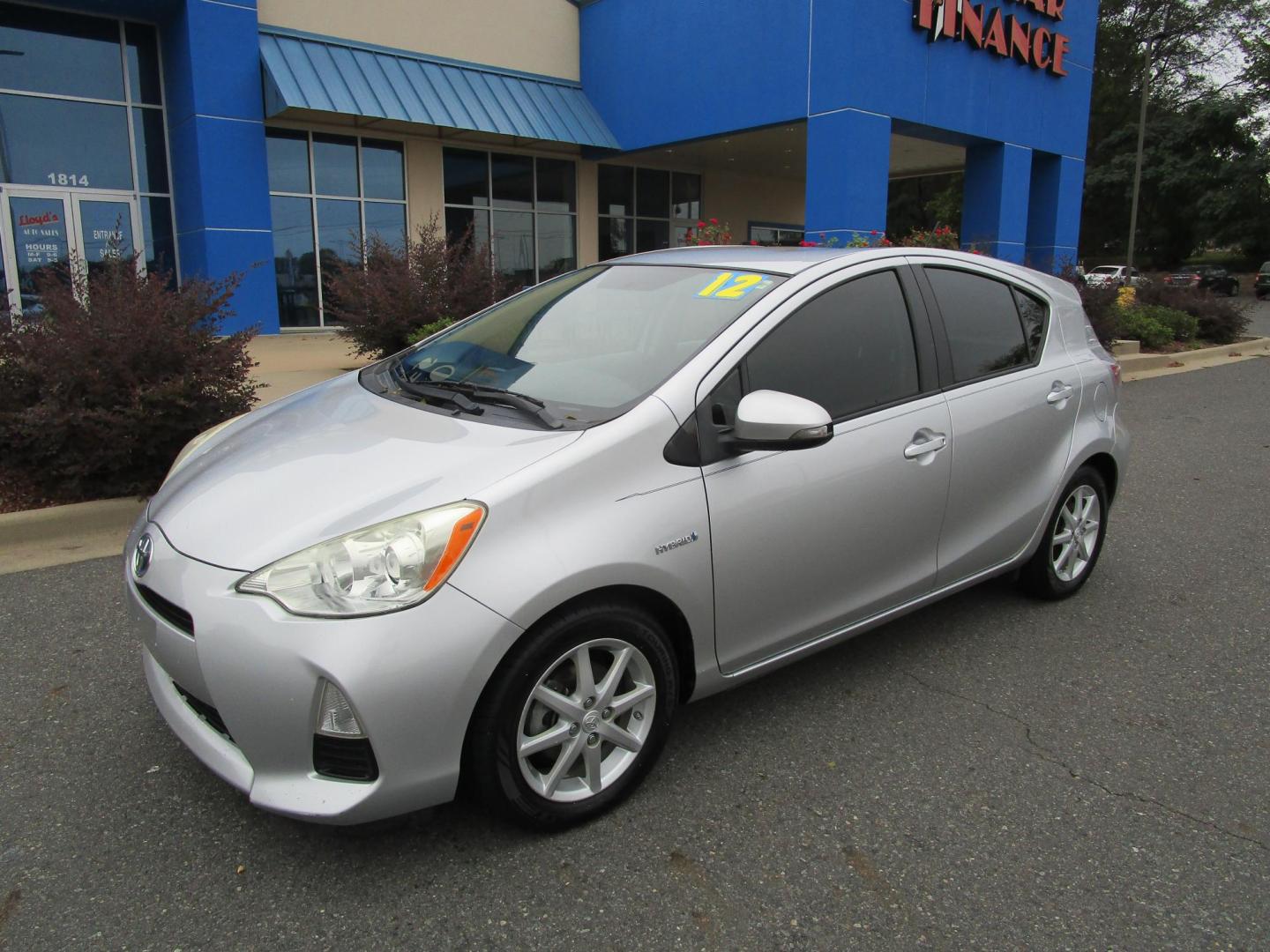 2012 SILVER Toyota Prius c One (JTDKDTB39C1) with an 1.5L L4 DOHC 16V HYBRID engine, Continuously Variable Transmission transmission, located at 1814 Albert Pike Road, Hot Springs, AR, 71913, (501) 623-1717, 34.494228, -93.094070 - Photo#1