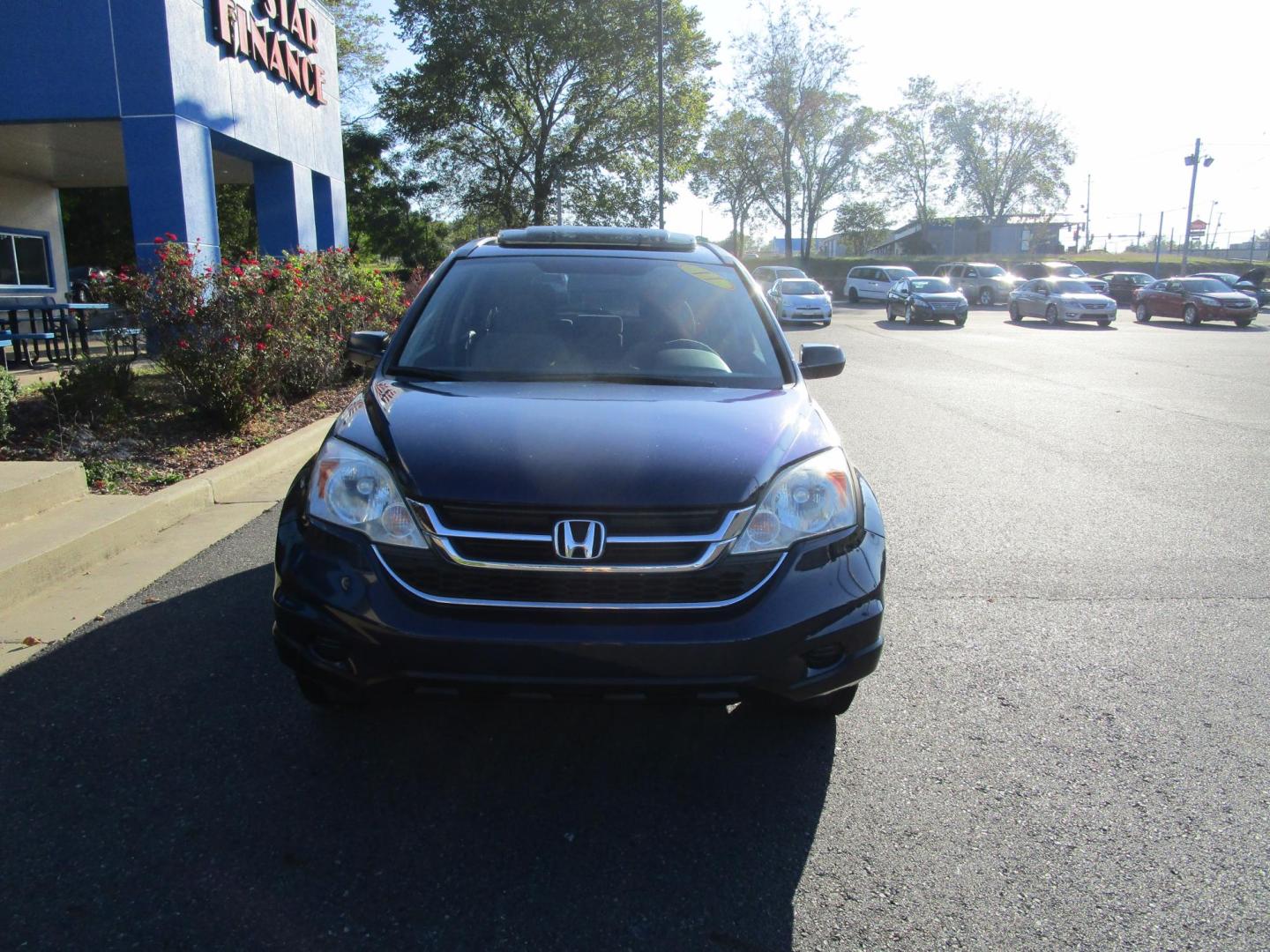 2011 Blue /Gray / Cloth Honda CR-V EX 2WD 5-Speed AT (5J6RE3H5XBL) with an 2.4L L4 DOHC 16V engine, 5-Speed Automatic transmission, located at 1814 Albert Pike Road, Hot Springs, AR, 71913, (501) 623-1717, 34.494228, -93.094070 - Photo#2
