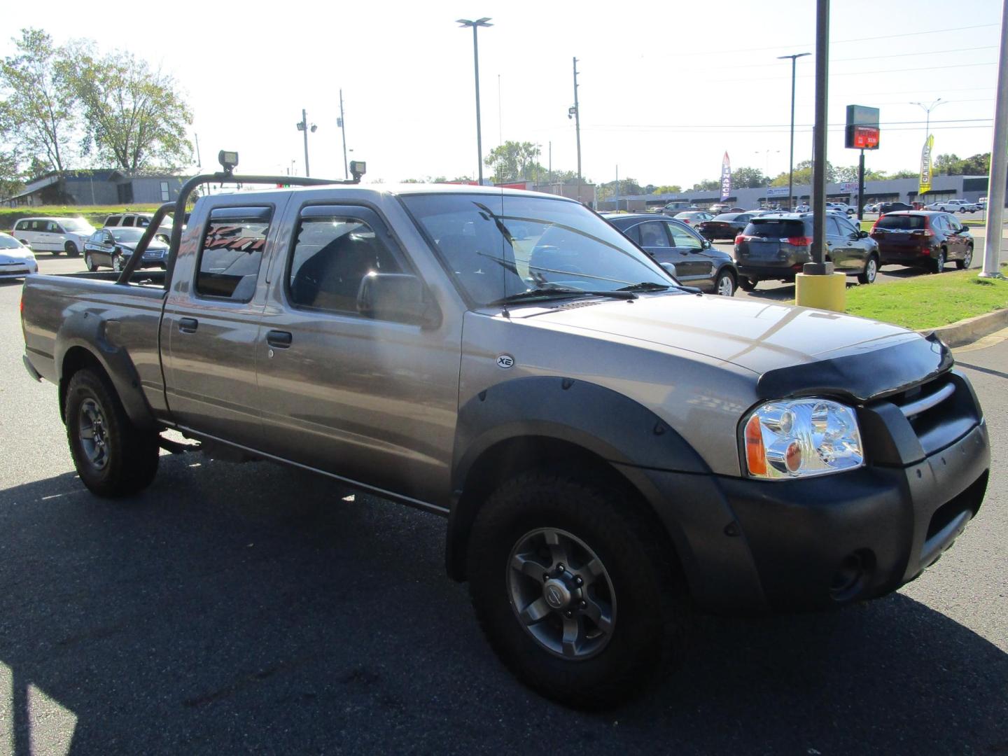 2003 Grey Nissan Frontier SE-V6 Crew Cab Long Bed 2WD (1N6ED29X63C) with an 3.3L V6 SOHC 12V engine, located at 1814 Albert Pike Road, Hot Springs, AR, 71913, (501) 623-1717, 34.494228, -93.094070 - Photo#3
