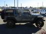 2014 GRAY /Black / Leather Jeep Wrangler Unlimited Sahara 4WD (1C4BJWEG8EL) with an 3.6L V6 DOHC 24V FFV engine, AUTOMATIC transmission, located at 1814 Albert Pike Road, Hot Springs, AR, 71913, (501) 623-1717, 34.494228, -93.094070 - Photo#4